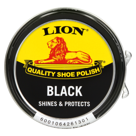 Lion Black Shoe Polish 50ml