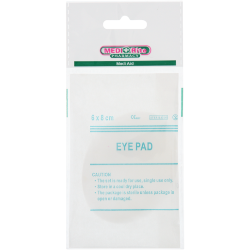 Medirite Pharmacy Medi Aid Eye Pad 6 x 8cm