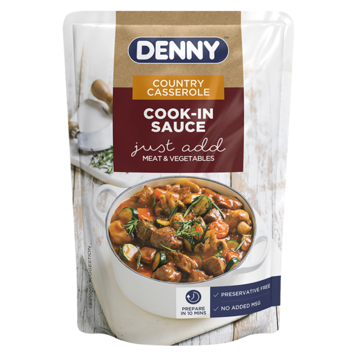 DENNY Country Casserole Flavoured Cook-In-Sauce Pouch 415g