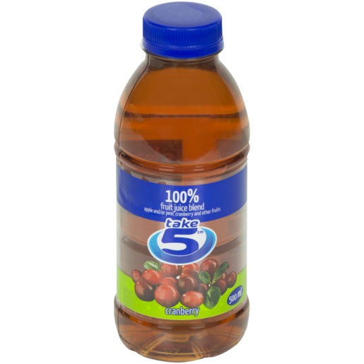 Take 5 Cranberry 100% Fruit Juice Blend 500ml