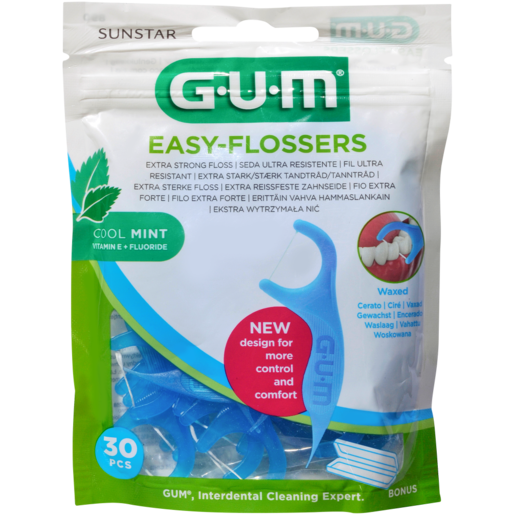 G.U.M Fresh Mint Flavoured Dental Flossers 30 Pack