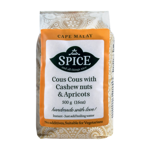 Spice And All Things Nice Cous Cous with Cashew Nuts & Apricots 500g