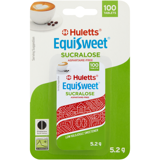Huletts EquiSweet Sucralose Sweetener Dispenser 100 Pack