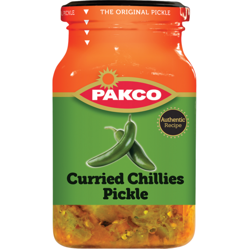 Pakco Curried Chillies Pickle 350g