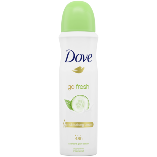 Dove Go Fresh Cucumber & Green Tea Antiperspirant Deodorant Body Spray 150ml