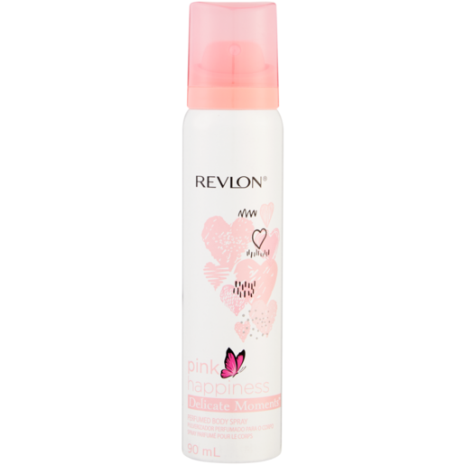 Revlon Pink Happiness Delicate Moments Perfumed Body Spray 90ml 