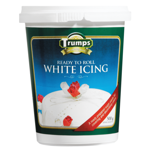 Trumps Ready To Roll White Icing 500g