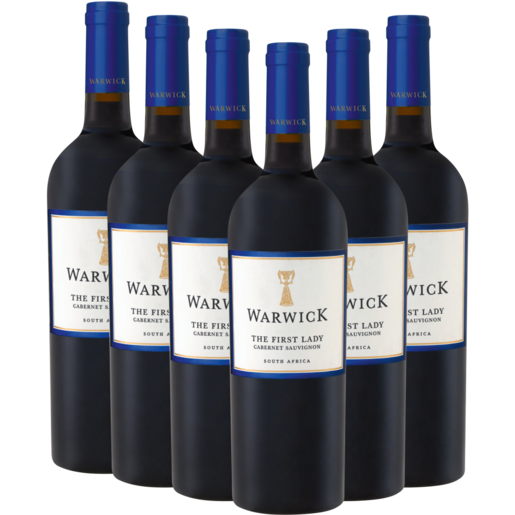Warwick The First Lady Cabernet Sauvignon Red Wine Bottles 6 x 750ml