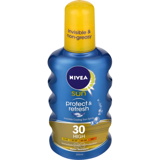 NIVEA Protect & Refresh SPF30 Invisible Sun Spray 200ml