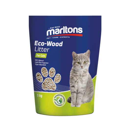 Marltons Eco-Wood Cat Litter 5kg