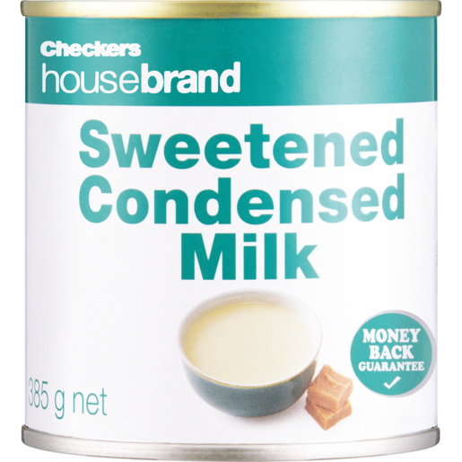 Checkers Housebrand Sweetened Full Cream Condensed Milk 385g