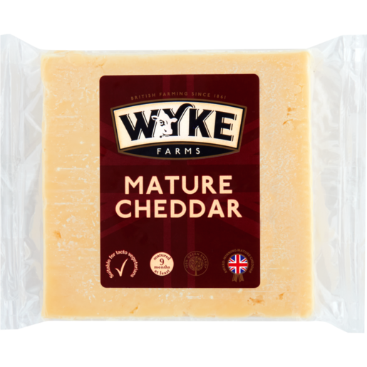 Wyke Farms Rich & Creamy Mature Cheddar Cheese Pack 200g