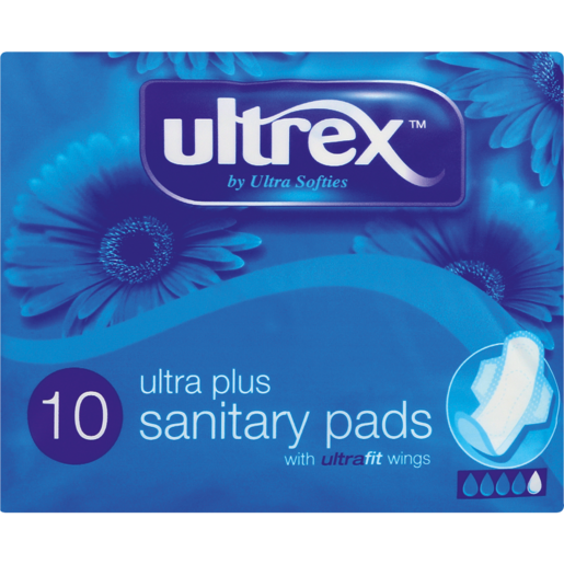 Ultrex Ultra Plus Sanitary Pads 10 Pack