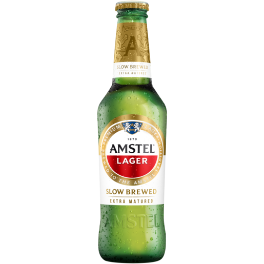 Amstel Lager Beer Bottle 330ml