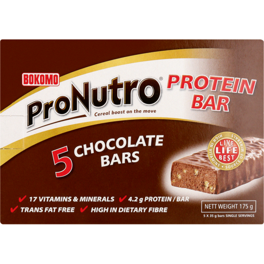 ProNutro Chocolate Cereal Bar 5 x 35g