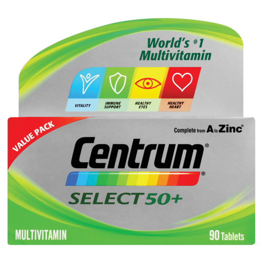 Centrum Select 50+ Vitamin Tablets 90 Pack