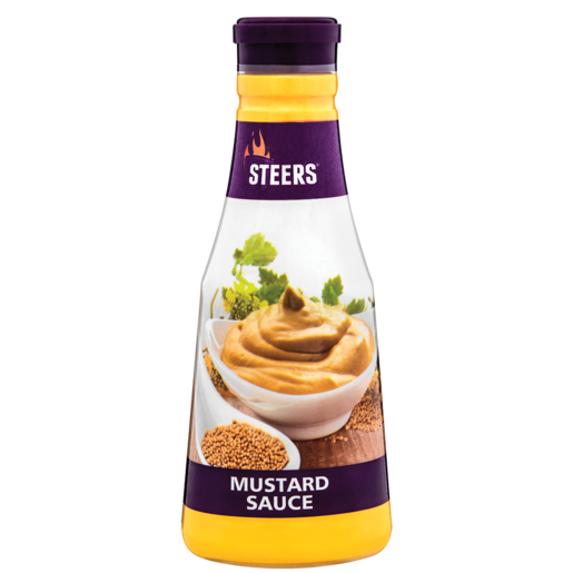 Steers Mustard Sauce Squeeze Bottle 375ml