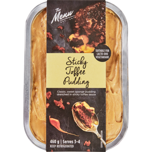 The Menu Sticky Toffee Pudding 450g
