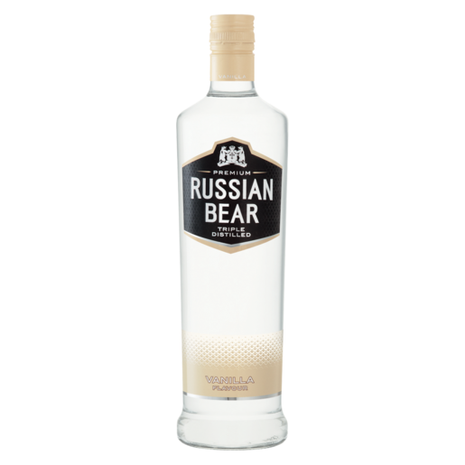 Russian Bear Vanilla Vodka Bottle 750ml
