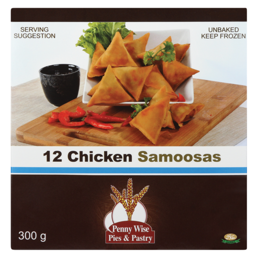 Pennywise Frozen Chicken Samoosas 12 Pack