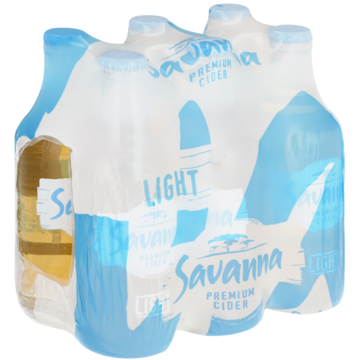 Savanna Light Premium Cider Bottles 6 x 330ml