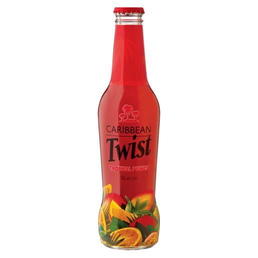 Caribbean Twist Tropical Punch Spirit Cooler Bottle 275ml