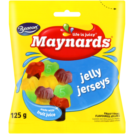 Maynards Fruity Flavoured Jelly Jerseys 125g