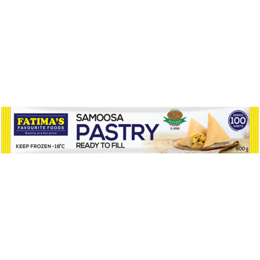 Fatima's Frozen Ready-To-Fill Samoosa Pastry 800g