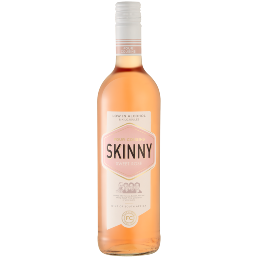 Four Cousins Skinny Sweet Rosé Wine Bottle 750ml