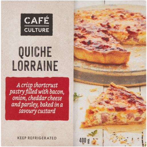 Café Culture Quiche Lorraine 400g
