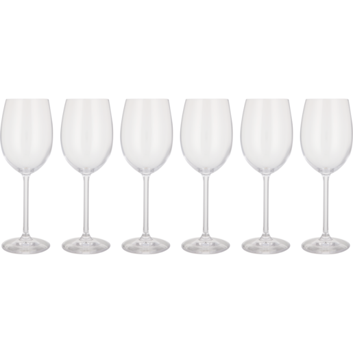 Bohemia 350ml Crystal White Wine Glass Set 6 Piece
