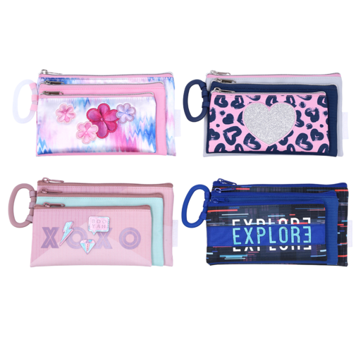 Totem Triple Deluxe Pencil Bag (Design May Vary)