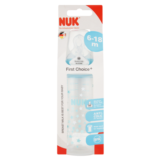 NUK 300ml Size 2 Baby Bottle 6-18 Months (Assorted Item - Supplied At Random)