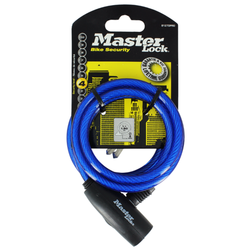 Master Lock Bike Cable Padlock 1.8m