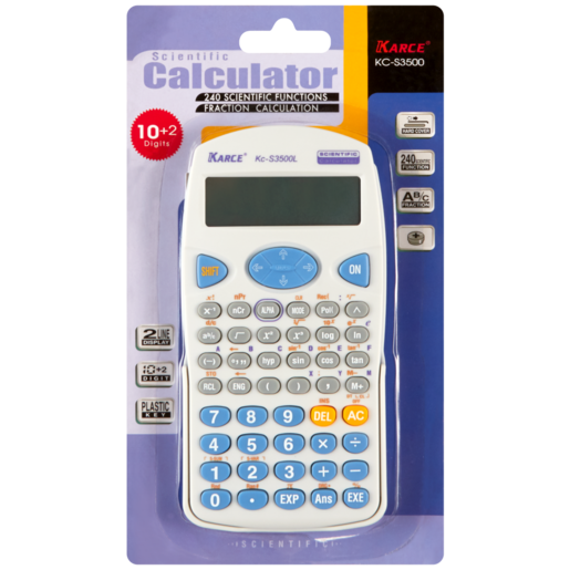 Karce White S3500 Scientific Calculator
