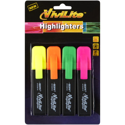 Vivilite Highlighters 4 Pack