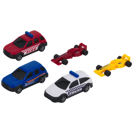 Teama Extreme Toy Car Playset 5 Pack