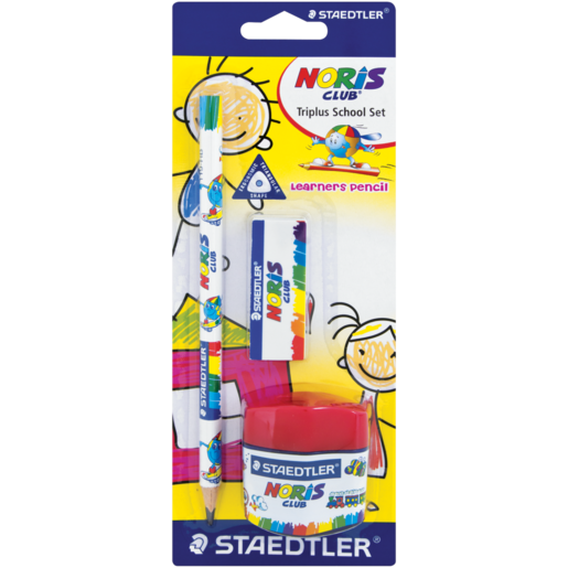 Staedtler Noris Club Multicoloured Triplus School Set 3 Piece