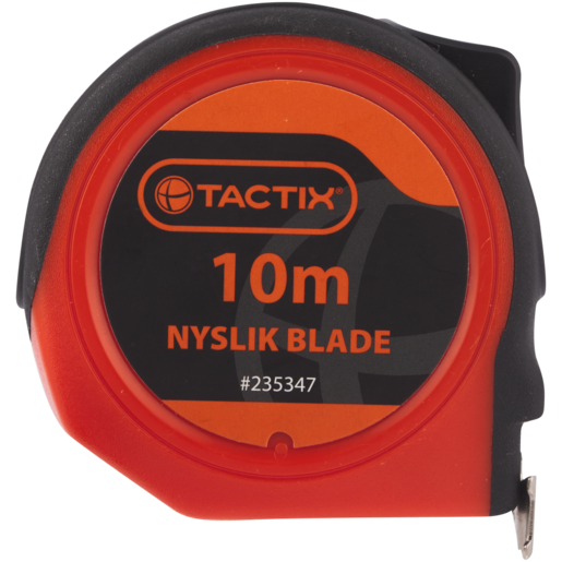 Tactix Nyslik Blade Tape Measure 10m x 25mm