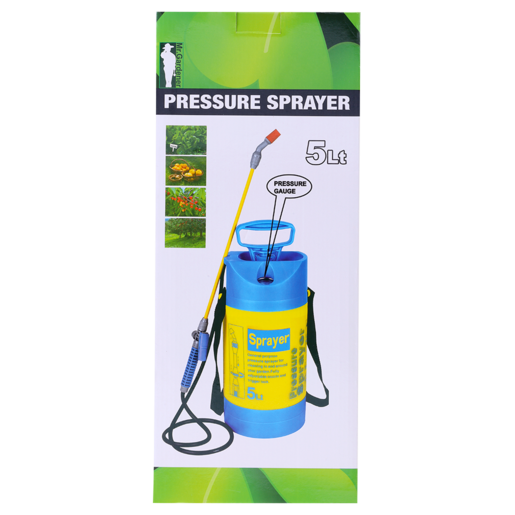 Mr Gardener Pressure Sprayer with Pressure Gauge 5L