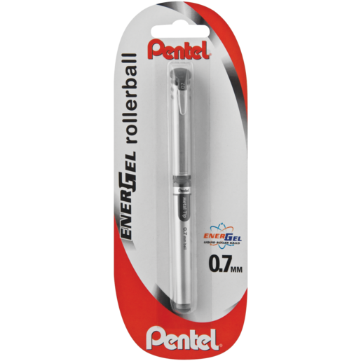 Pentel Black Energel Rollerball Pen 0.7mm