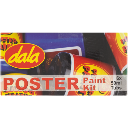 Dala Poster Paint Kit 6 x 50ml