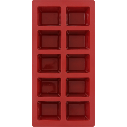 Bar & Home Red Silicone Ice Tray