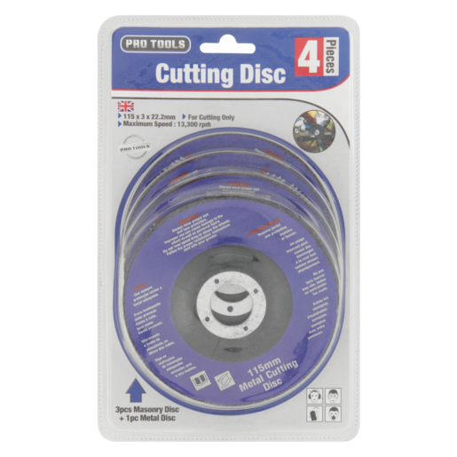 Pro Tools Cutting Discs 4 Pieces (Assorted Item - Supplied At Random)