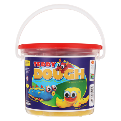 Teddy Dough Bucket 500g (Colour May Vary)