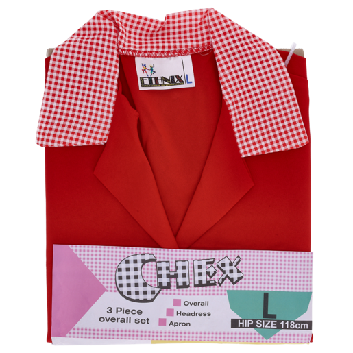 Chex Ladies Large Overall 3 Piece