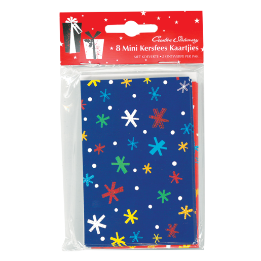 Creative Stationery Afrikaans Mini Christmas Cards 8 Pack (Design May Vary)