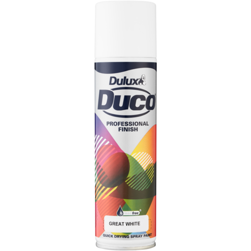 Dulux Duco Great White Spray Paint 300ml