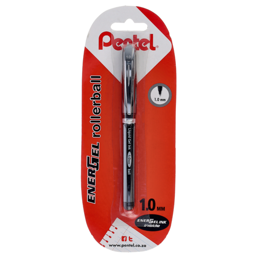 Pentel Energel Rollerball Black Pen 1.0mm