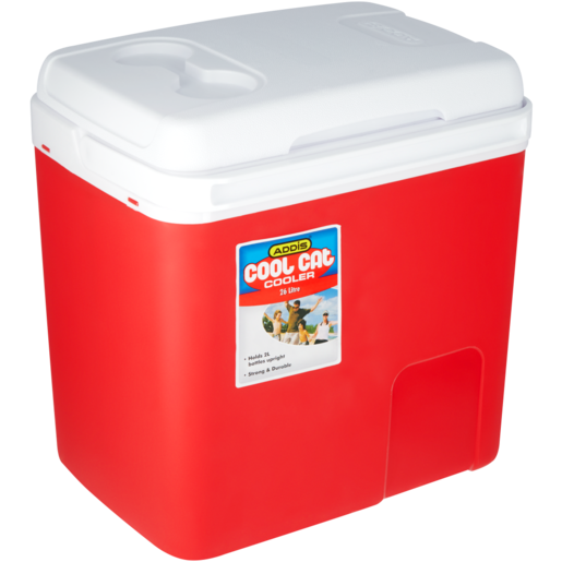 ADDIS Red Cool Cat Cooler Box 26L